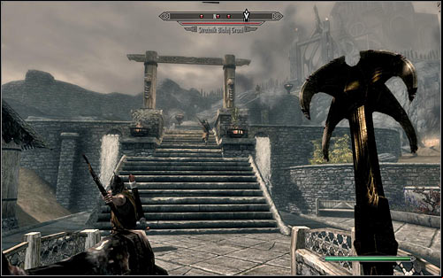 You should now be on the citys familiar biggest square - Battle for Whiterun | Stormcloak Rebellion Quests - Stormcloak Rebellion Quests - The Elder Scrolls V: Skyrim Game Guide