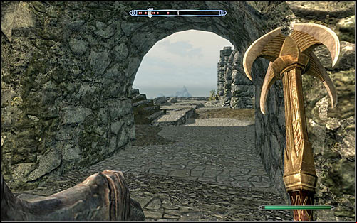 The second way into the fort is from the back, from the forts south side (the above screen) - The Battle for Fort Sungard | Stormcloak Rebellion Quests - Stormcloak Rebellion Quests - The Elder Scrolls V: Skyrim Game Guide