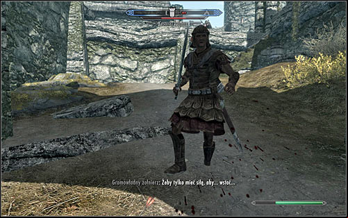 If your character prefers close combat, start eliminating the Imperial Legion soldiers as soon as you reach the proper part of the fort (the above screen) - The Battle for Fort Sungard | Stormcloak Rebellion Quests - Stormcloak Rebellion Quests - The Elder Scrolls V: Skyrim Game Guide
