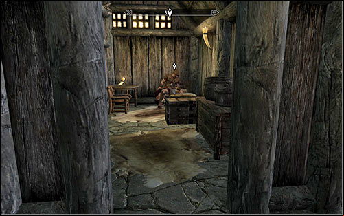 When he arrives, wait until he goes to rest (the above screen) - A False Front | Stormcloak Rebellion Quests - Stormcloak Rebellion Quests - The Elder Scrolls V: Skyrim Game Guide