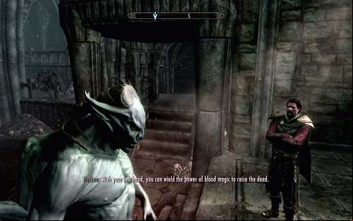 If you accept Lord Harkon's offer, you will lose consciousness and wake up nearby a well full of blood - Introduction - Vampire Lord path - The Elder Scrolls V: Skyrim - Dawnguard - Game Guide and Walkthrough