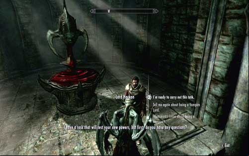 The last thing you should know about vampires is their weakness of sunlight - Introduction - Vampire Lord path - The Elder Scrolls V: Skyrim - Dawnguard - Game Guide and Walkthrough