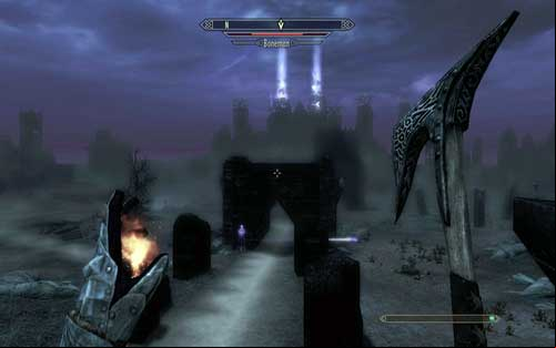 After you reach the world of souls, follow the main road forward - Beyond Death - Vampire Lord path - The Elder Scrolls V: Skyrim - Dawnguard - Game Guide and Walkthrough