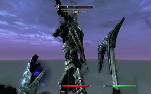 That way you will be moved to an island where the undead warrior is waiting for you - Beyond Death - Vampire Lord path - The Elder Scrolls V: Skyrim - Dawnguard - Game Guide and Walkthrough
