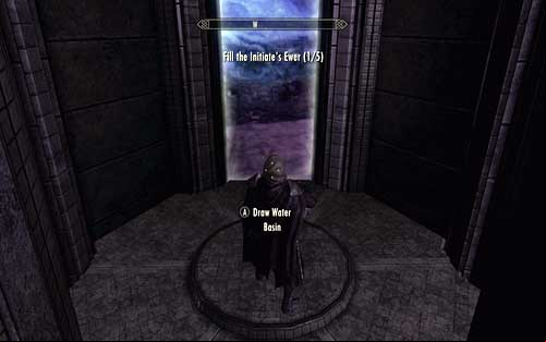 Speak with the ghost, draw water and go through the gate to the Forgotten Vale - Touching The Sky - p. 2 - Vampire Lord path - The Elder Scrolls V: Skyrim - Dawnguard - Game Guide and Walkthrough