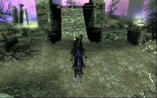 After obtaining it, go down the stairs and keep going left until you find a staircase leading to a small altar - Impatience of a Saint - p. 2 - Mutual side missions - The Elder Scrolls V: Skyrim - Dawnguard - Game Guide and Walkthrough