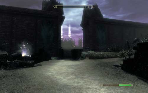 By going from the Soul Cairn entrance towards Valerica's prison, you will by a tall stone wall - Soul Husks - Mutual side missions - The Elder Scrolls V: Skyrim - Dawnguard - Game Guide and Walkthrough