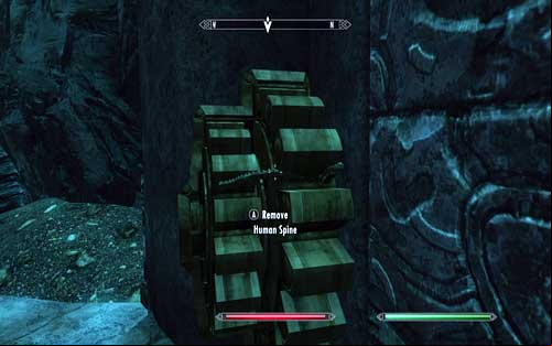 Each one has to be unblocked by taking out the bone stuck in it - Lost to the Ages - p. 3 - Mutual side missions - The Elder Scrolls V: Skyrim - Dawnguard - Game Guide and Walkthrough