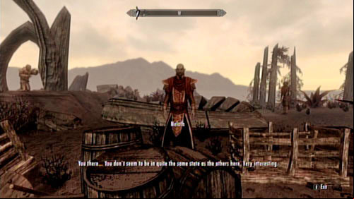 The shrine mentioned by Adril is in fact an Earth Stone located on a small promontory south of the city - Search for information about Miraak | Main story mode - Dragonborn - Main story mode - Dragonborn - The Elder Scrolls V: Skyrim - Dragonborn Game Guide