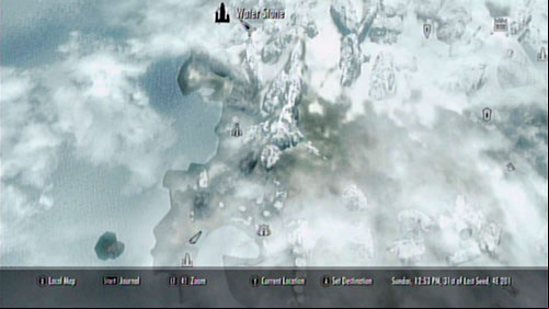 Reaching this stone is by far the least comfortable - Cleanse the Water Stone | Main story mode - Cleansing the Stones - Main story mode - Cleansing the Stones - The Elder Scrolls V: Skyrim - Dragonborn Game Guide