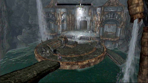 In order to cross the aqueduct, you will have to lower three draw bridges - Restore the steam supply to the Dwemer reading room | Main story mode - Path of Knowledge - Main story mode - Path of Knowledge - The Elder Scrolls V: Skyrim - Dragonborn Game Guide