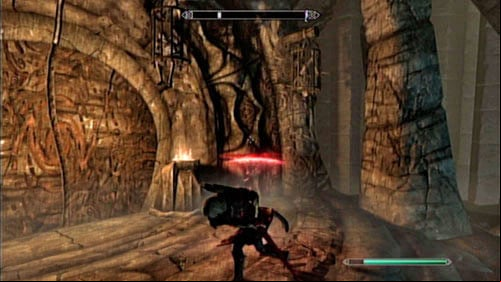 Stand in front of the large gate and take a closer look at it - The Final Descent | Side missions - Raven Rock - Side missions - Raven Rock - The Elder Scrolls V: Skyrim - Dragonborn Game Guide
