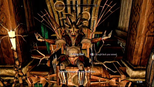 The Riekling Chief will be happy to learn of the return of his favorite pet - The Chief of Thirsk Hall | Side missions - Thirsk Hall and Bujolds Retreat - Side missions - Thirsk Hall and Bujolds Retreat - The Elder Scrolls V: Skyrim - Dragonborn Game Guide