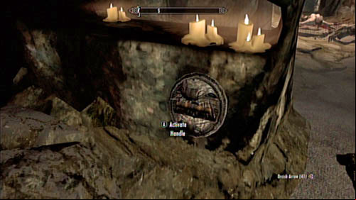 Even though you can probably head the Dragonborn song in the distance (suggesting the presence of a Word of Power), you wont be able to reach its location for now - Unearthed | Side missions - Kolbjorn Barrow - Side missions - Kolbjorn Barrow - The Elder Scrolls V: Skyrim - Dragonborn Game Guide