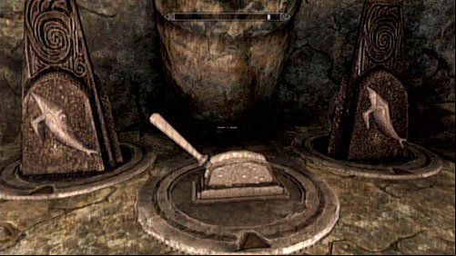 Head below, defeat four Draugrs (you can set fire to the liquid in which theyre standing) and approach the next puzzle - Unearthed | Side missions - Kolbjorn Barrow - Side missions - Kolbjorn Barrow - The Elder Scrolls V: Skyrim - Dragonborn Game Guide
