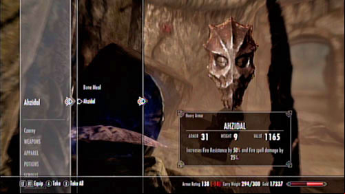 After you defeat the demon, take his Mask form his corpse - Unearthed | Side missions - Kolbjorn Barrow - Side missions - Kolbjorn Barrow - The Elder Scrolls V: Skyrim - Dragonborn Game Guide