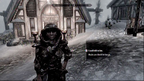 This mission can be activated by speaking with Edla in the Skaal Village - Convince Nikulas to stay in Skaal Village | Other missions - Other missions - The Elder Scrolls V: Skyrim - Dragonborn Game Guide
