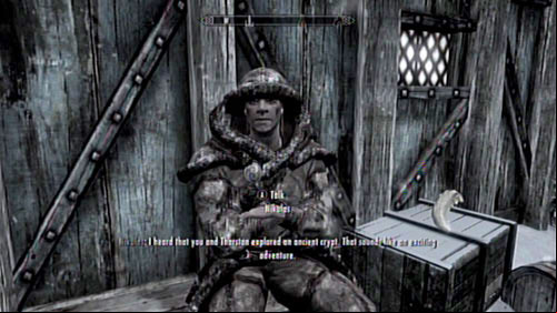 Nikulas can be found inside the village - usually he walks along the streets or sits on a bench by the entrance - Convince Nikulas to stay in Skaal Village | Other missions - Other missions - The Elder Scrolls V: Skyrim - Dragonborn Game Guide