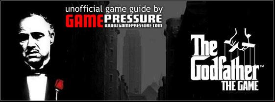 Godfather is a computer adaptation of the famous book and the movie) You start from zero and during several action-packed missions advance in the mafia hierarchy - Introduction - Game Guide - The Godfather - Game Guide and Walkthrough