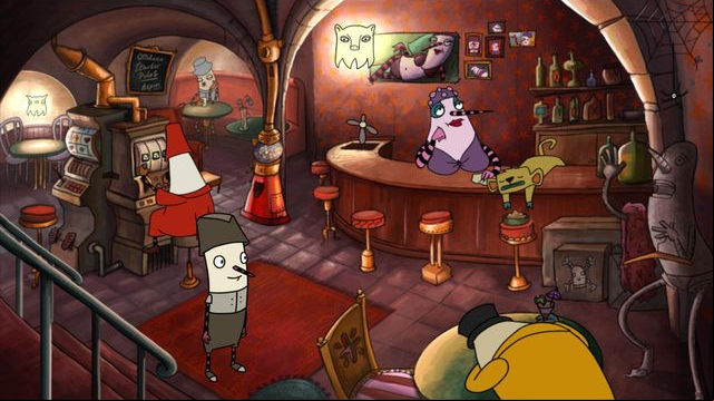 Throughout your adventure, you will meet many weird characters. - The Inner World - Game Guide and Walkthrough