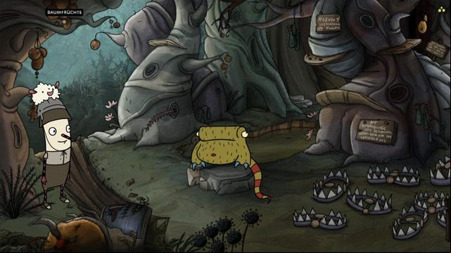 Disarming of the traps - Part Three - Walkthrough - The Inner World - Game Guide and Walkthrough