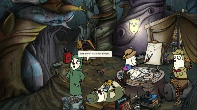 Aerologists' camp - Part Three - Walkthrough - The Inner World - Game Guide and Walkthrough