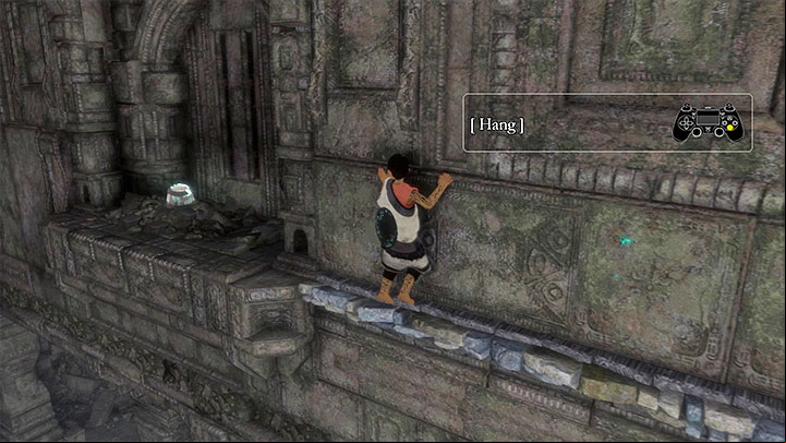 Proceed on - Cross the first ruins using the mirror | Walkthrough - Walkthrough - The Last Guardian Game Guide