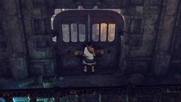 You now will have to gain access to the previous chamber, i - Solve the vat of blue liquid puzzle | Walkthrough - Walkthrough - The Last Guardian Game Guide
