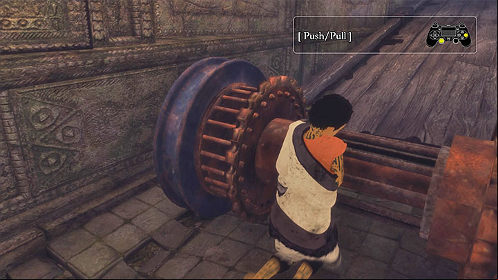 1 - Solve the vat of blue liquid puzzle | Walkthrough - Walkthrough - The Last Guardian Game Guide