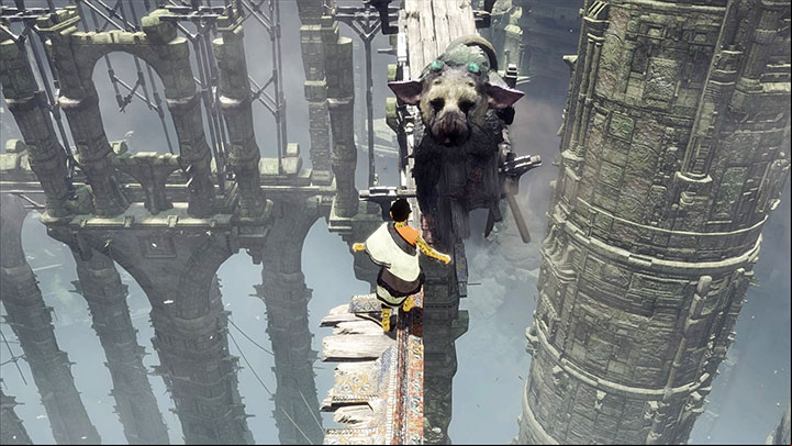 1 - Walk over the big scaffolding | Walkthrough - Walkthrough - The Last Guardian Game Guide