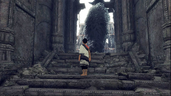 Allow Trico to lower the drawbridge - Climb over towers with ropes extended between them | Walkthrough - Walkthrough - The Last Guardian Game Guide