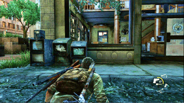 At first, keep as far to the right side of the location as possible and slowly proceed ahead - The Last of Us: Financial District, Pittsburgh Walkthrough, map - Pittsburgh - The Last of Us Guide