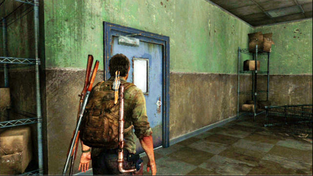 Inside, you will find a lot of items and a door that can be opened with a knife - The Last of Us: Financial District, Pittsburgh Walkthrough, map - Pittsburgh - The Last of Us Guide
