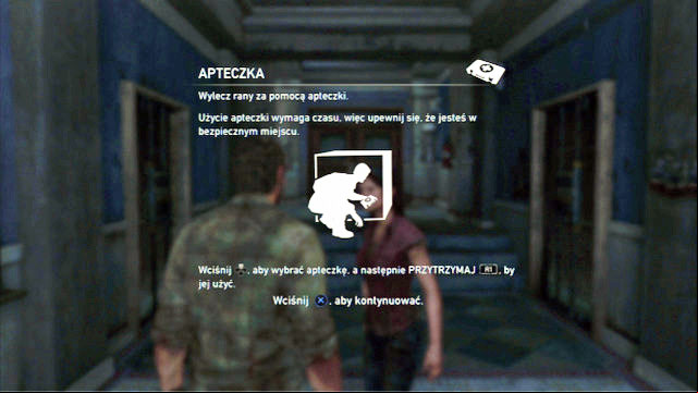 After you enter a nearby building, you will receive a first-aid kit from a woman, to tend to your wounds with - The Last of Us: 20 Years Later, The Quarantine Zone Walkthrough - The Quarantine Zone - The Last of Us Guide