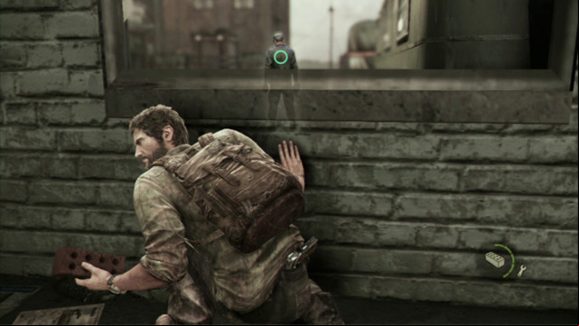 Then, dash to the far end of the room to deal with the enemy behind the window - The Last of Us: The Cargo, The Quarantine Zone Walkthrough, map - The Quarantine Zone - The Last of Us Guide