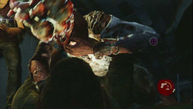 At the other side, there is an infected waiting for you - The Last of Us: Downtown, The Outskirts Walkthrough, map - The Outskirts - The Last of Us Guide