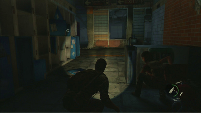 Behind another narrow age, there is a longer sneaking part waiting for you - The Last of Us: Downtown, The Outskirts Walkthrough, map - The Outskirts - The Last of Us Guide