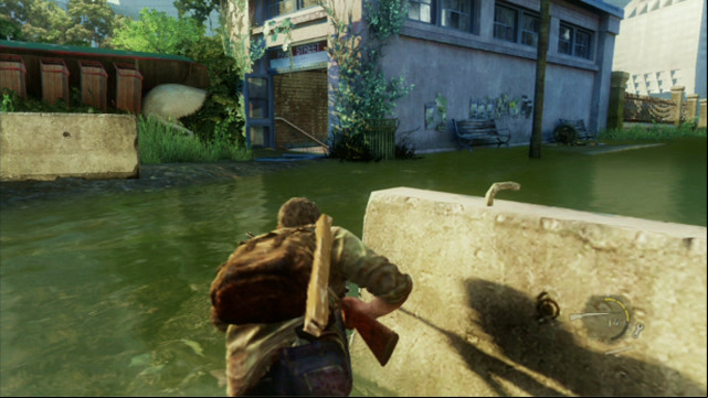 As soon as you deal with the last one of them, leave into the open and run up to the stairs leading to the metro station - The Last of Us: The Capitol Building, The Outskirts Walkthrough, map - The Outskirts - The Last of Us Guide