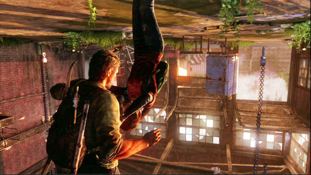 Get rid of it and enter the room to your right, and open the door inside - The Last of Us: The Woods, Bills Town Walkthrough - Bills Town - The Last of Us Guide