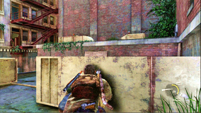 A few steps further, you will bump into two more bandits - The Last of Us: Escape the City, Pittsburgh Walkthrough - Pittsburgh - The Last of Us Guide