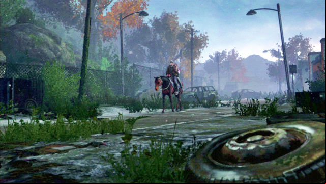 Once you mount the horse, the chapter will draw to an end - The Last of Us: Science Building, The University Walkthrough - The University - The Last of Us Guide