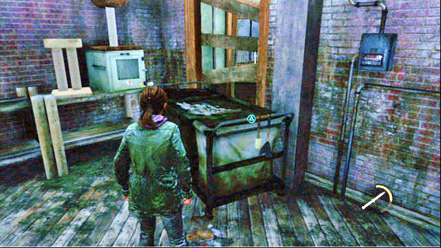 This way, you will reach a door with a blocked age behind it - The Last of Us: Cabin Resort, Lakeside Resort Walkthrough - Lakeside Resort - The Last of Us Guide