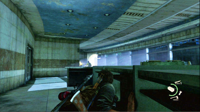 You will notice a tabletop to the right, which you should quickly hide behind - The Last of Us: The Hospital, The Firefly Lab Walkthrough, map - The Firefly Lab - The Last of Us Guide