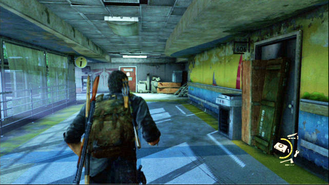 At the other side, there is a long corridor which will lead you to the operating room - The Last of Us: The Hospital, The Firefly Lab Walkthrough, map - The Firefly Lab - The Last of Us Guide