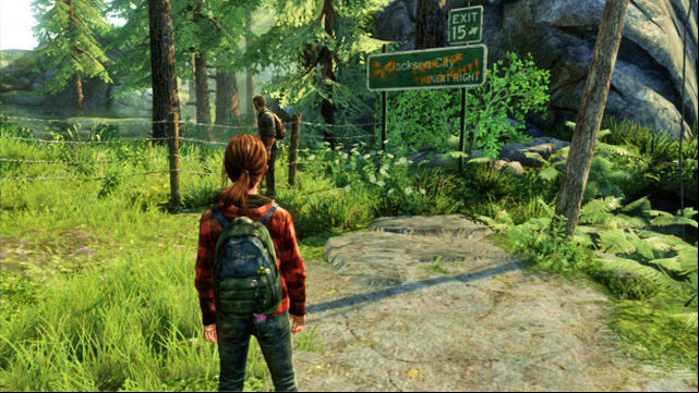 After the chapter starts, follow Joel - The Last of Us: Epilogue, Jackson Walkthrough - Jackson - The Last of Us Guide