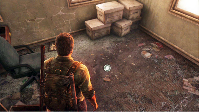 On the first floor in the corner of one of the rooms, there is the artifact - The Last of Us: Bills Town, Artifacts and pendants - Artifacts and pendants - The Last of Us Guide