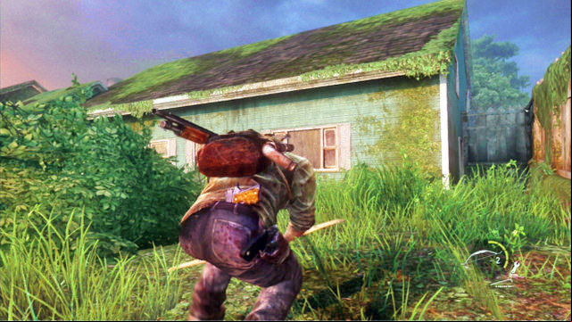 After you leave the graveyard, the church graveyard, turn right and go to the green house on the hill - The Last of Us: Bills Town, Artifacts and pendants - Artifacts and pendants - The Last of Us Guide