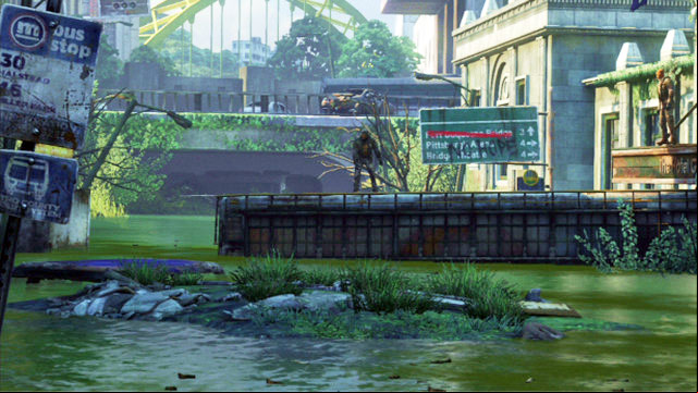 After you watch the cutscene with the bandit taking the long plank, turn left - The Last of Us: Alone and Forsaken (Pittsburgh), Artifacts and pendants - Artifacts and pendants - The Last of Us Guide