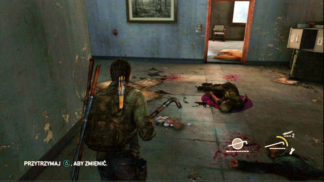 Upstairs, there are two guards which you need to kill - The Last of Us: Financial District, Escape the City, Artifacts and pendants - Artifacts and pendants - The Last of Us Guide
