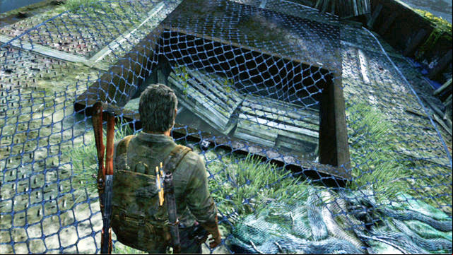 Aboard the same ship, you will find a manhole leading under the deck - The Last of Us: The Suburbs - Sewer, Artifacts and pendants - Artifacts and pendants - The Last of Us Guide